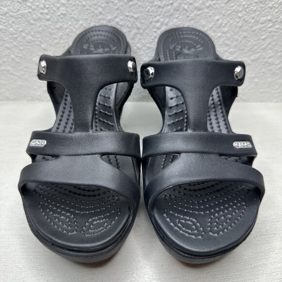 CROCS CYPRUS V HEELED SANDALS - Picture 3 of 7